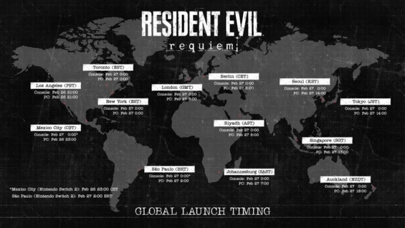 Resident Evil 9 Requiem Unlock Time Revealed China PC Launch at 1PM RTX 4060 Performance Tested
